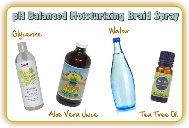 ph balanced moisturizing braid spray