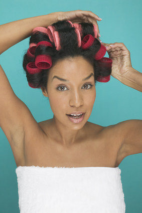 Hair rollers for african american clearance hair