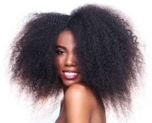 African American Black Woman With Big Hair