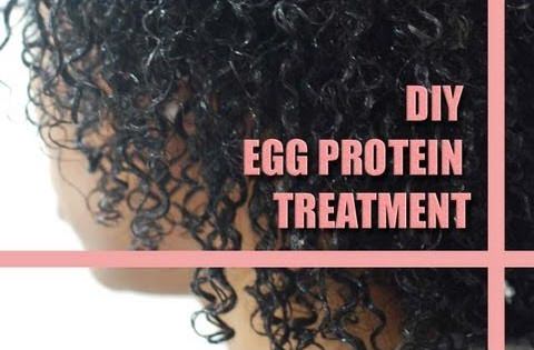 DIY Egg protein treatment