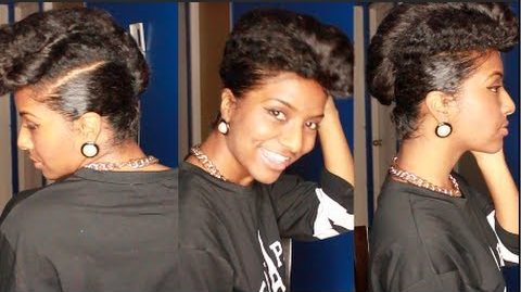 Janelle Monae Inspired Chic Updo