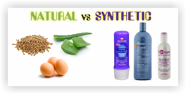 Natural vs synthetic hair products
