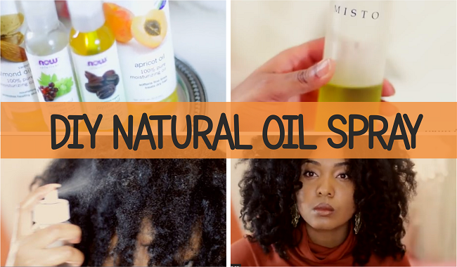 Winter Weather Diy Natural Oil Spray For Dry Hair And Skin