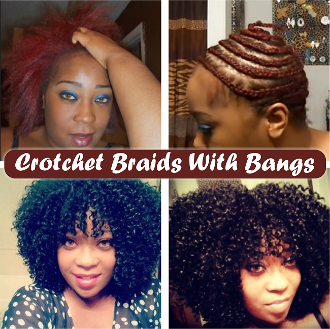 Crotchet braids with bangs