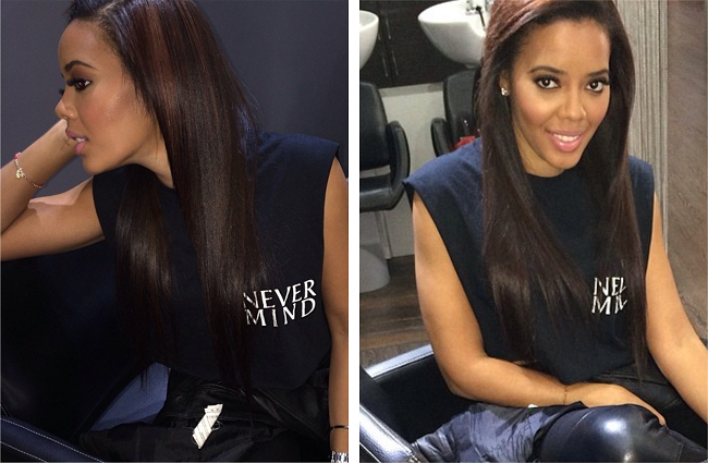 Angela Simmons Reveals Natural Hair On Instagram After A Fresh Flat Iron