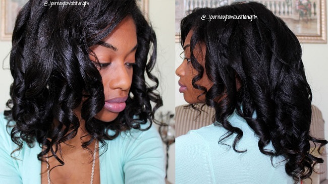 No heat 2024 curls black hair