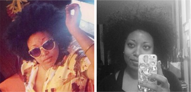 Demetria Lucas Posts An Afro Selfie On Instagram