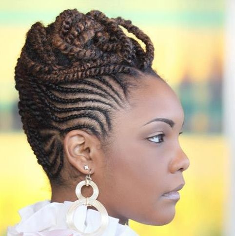 Spectacular braided updo