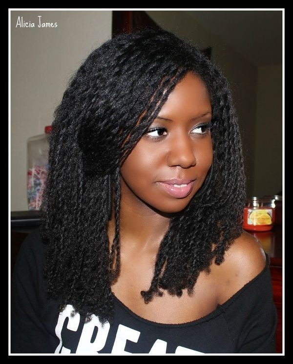 Loose Twists For Length Retention Type 4 Hair