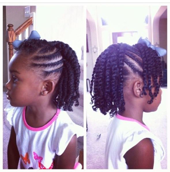 Flat Twist Hairstyle For Kids - Black Hair Information