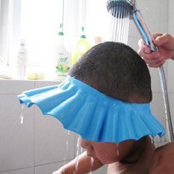 shampoo hat or splash guard