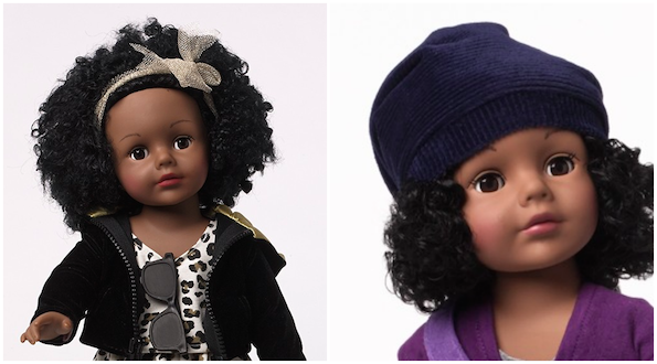 black dolls with natural hair