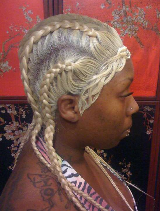 lace wig braided