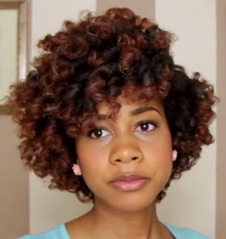 Natural Hairstyles Roller Set