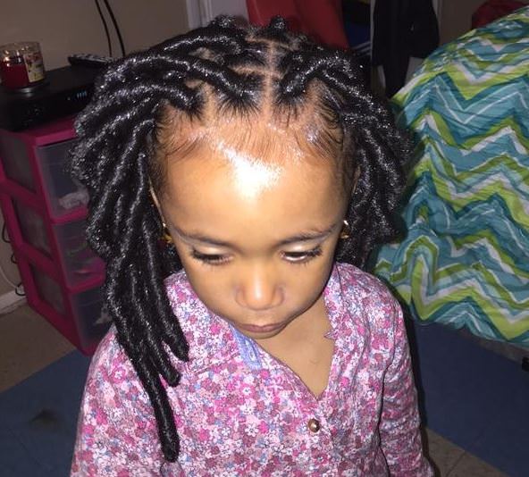 faux locs child