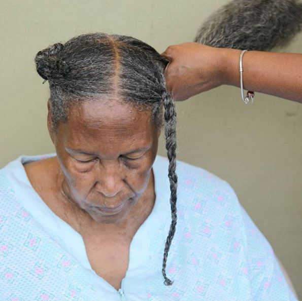 This Picture Of A Grandmother Getting Her Hair Done Is All Over Instagram  And We Understand Why - Black Hair Information