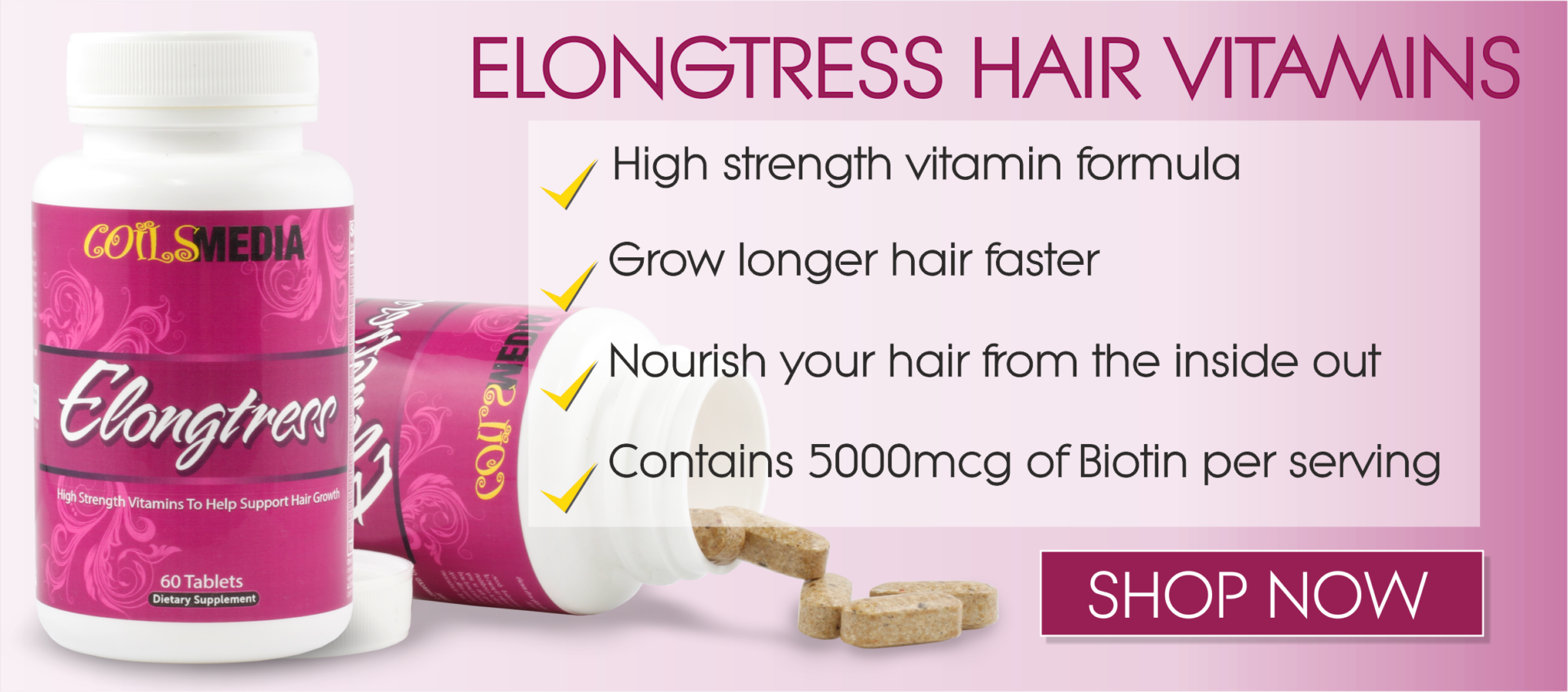 Elongtress hair vitamins