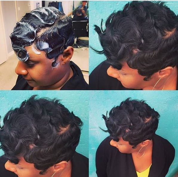 8 Finger Wave Styles Perfect For The Woman That Prefers Short Hair