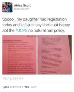 “No Dreadlocks, Cornrolls, Twists, Braids” - Kentucky School Bans Natural Hair