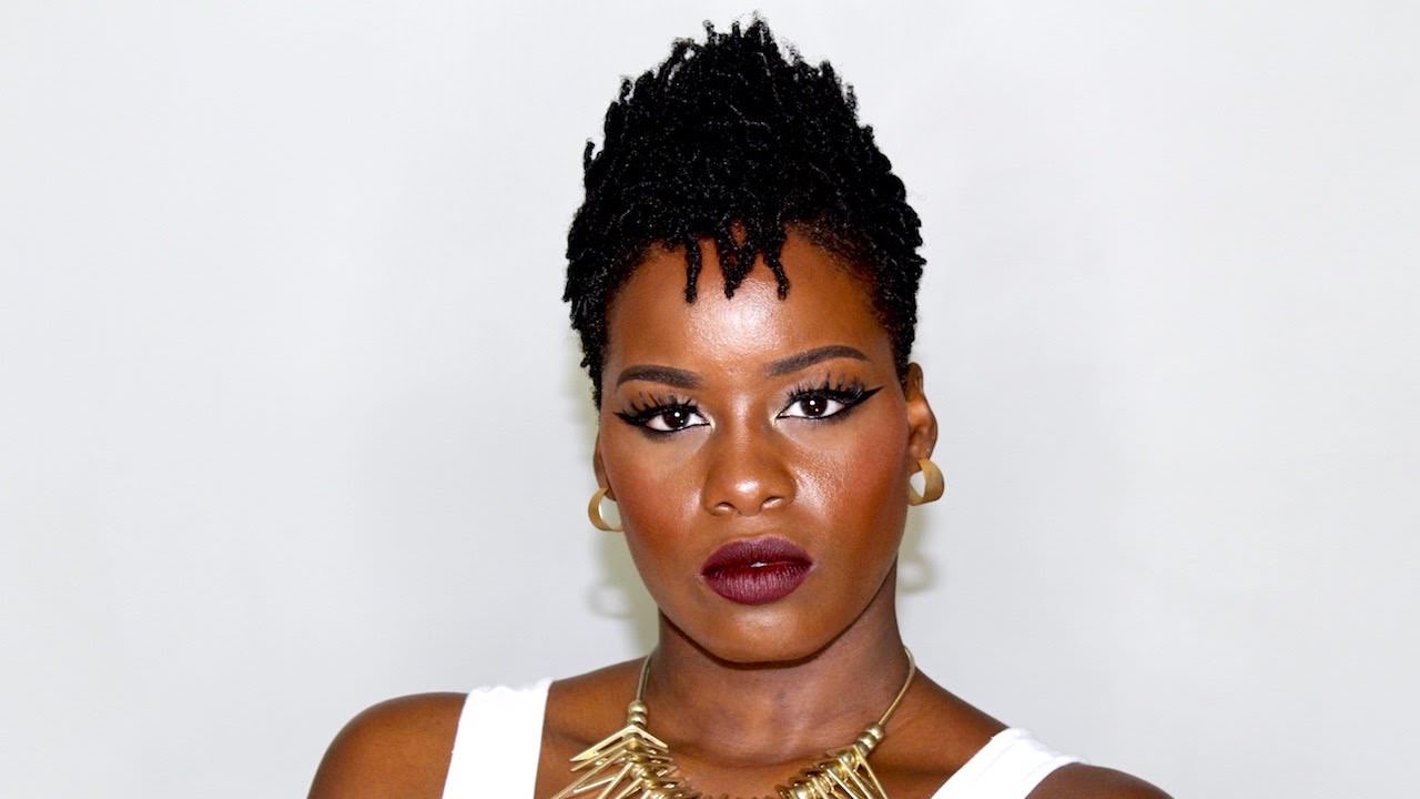 Finger Coil Out Fauxhawk On 4c Tapered Twa Tutorial Black Hair