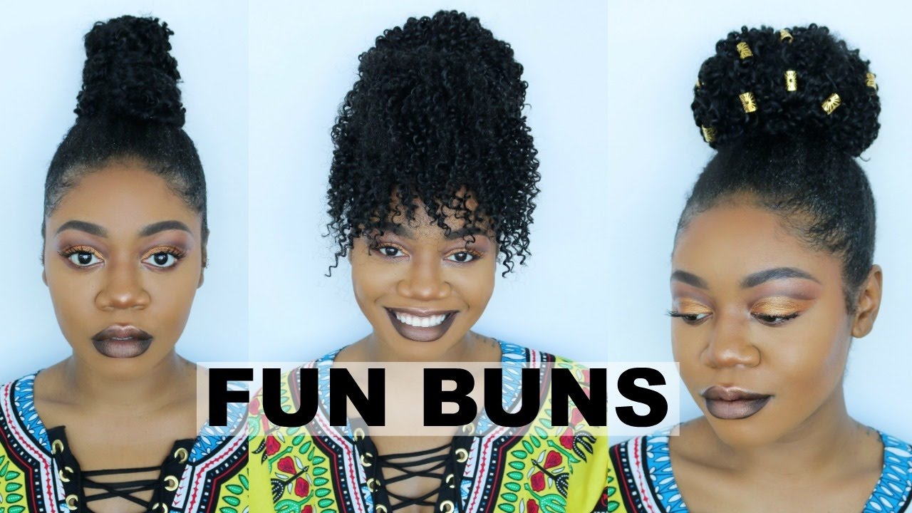 3 QUICK & CUTE STYLES FOR A CLIP-IN CROCHET PONYTAIL  NO 