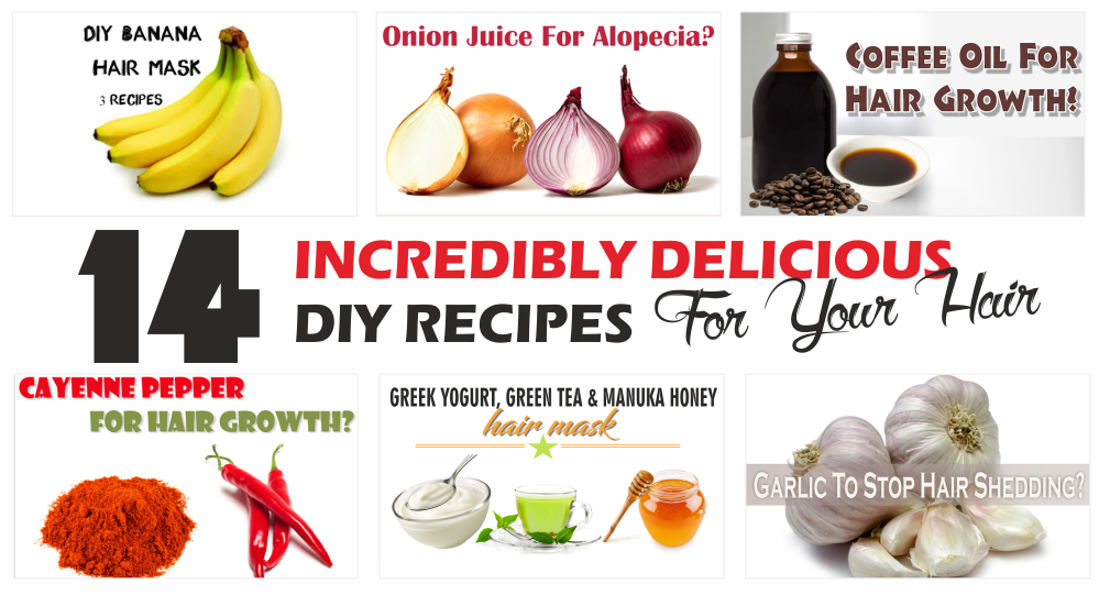 14 Incredibly Delicious DIY Recipes For Your Hair