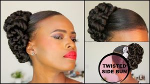 Natural Updo Hairstyles For Black Women Archives Black Hair