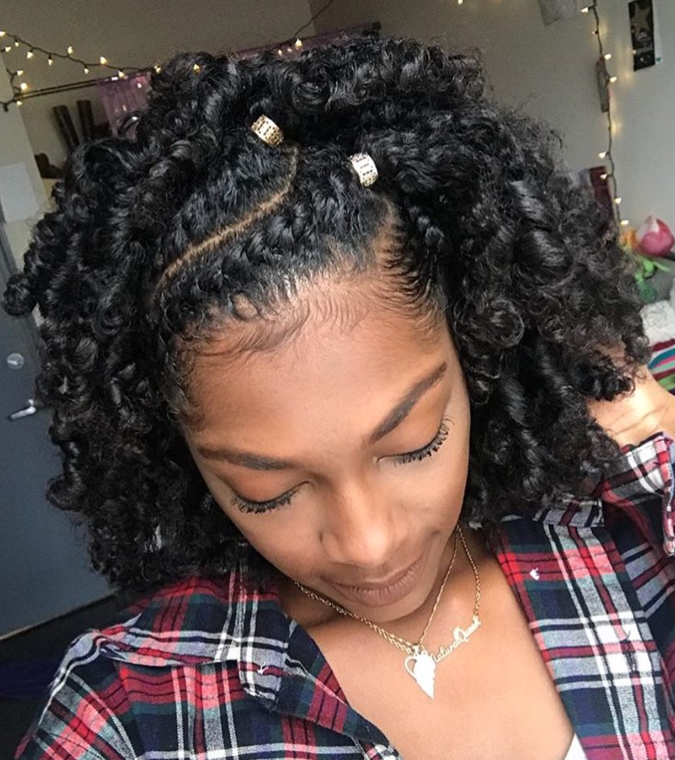 Twist And Curls Hairstyles