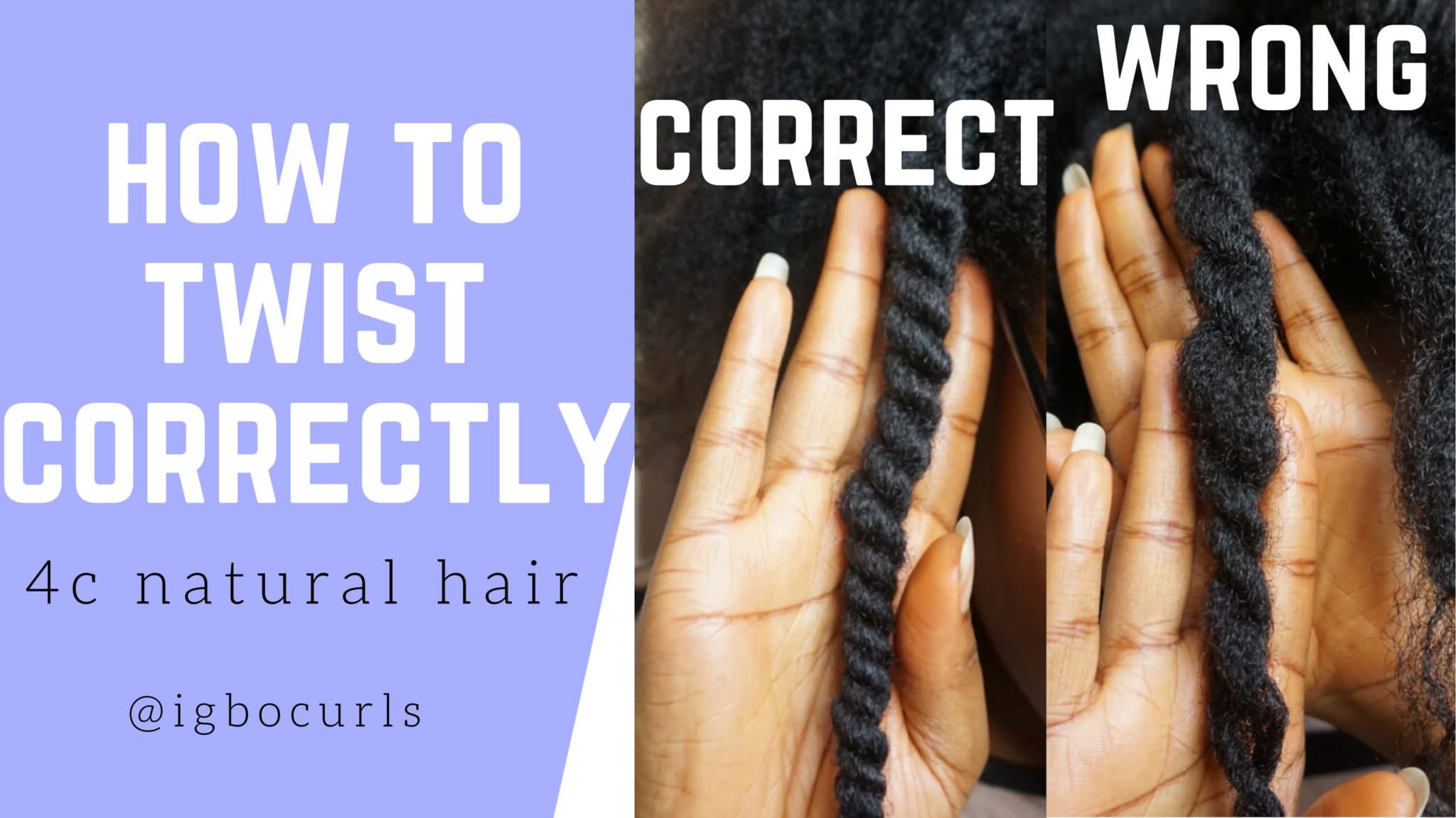 how-to-twist-natural-hair-proper
