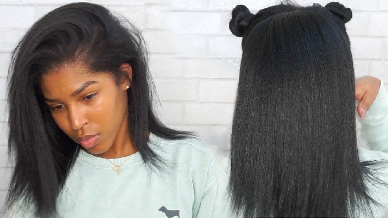 Updated Wash, Blow Dry And Flat Iron Routine! Natural Hair  - Black  Hair Information